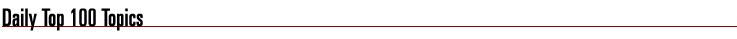 Top 100 Topics
